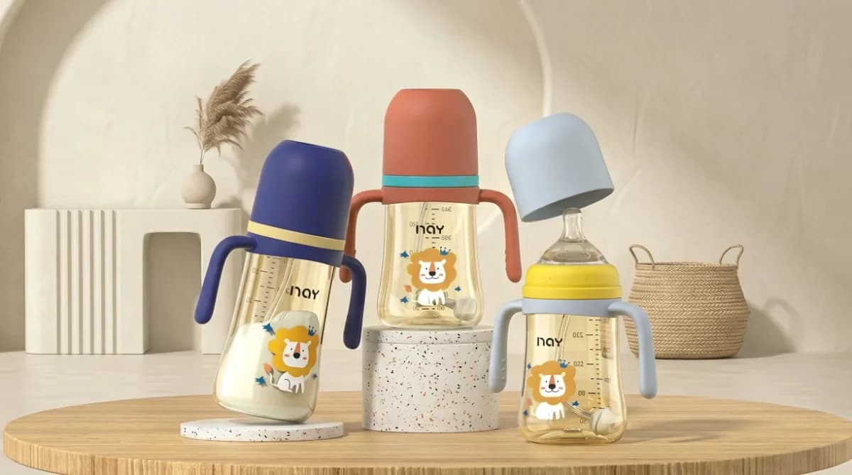 Noair Brand Anti-Drop Soft and Good Sucking Water Pot Bottle for Children